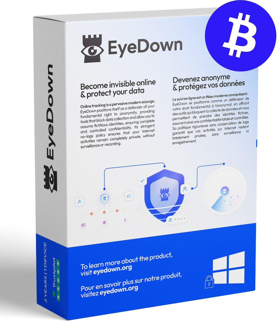 EyeDown Software 2 years license - Crypto Payments